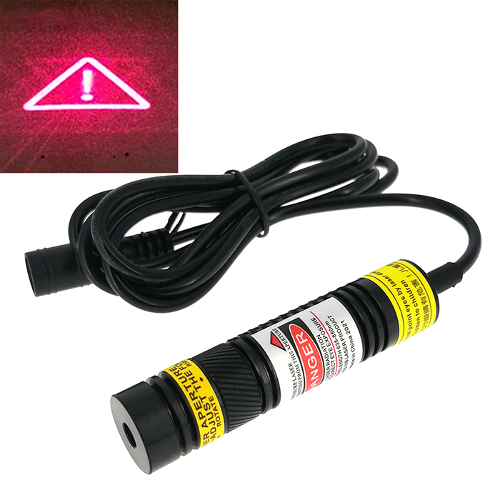650nm 50mW~100mW Laser Module Red Laser Special Triangle + Exclamation Point φ16*68mm - Click Image to Close